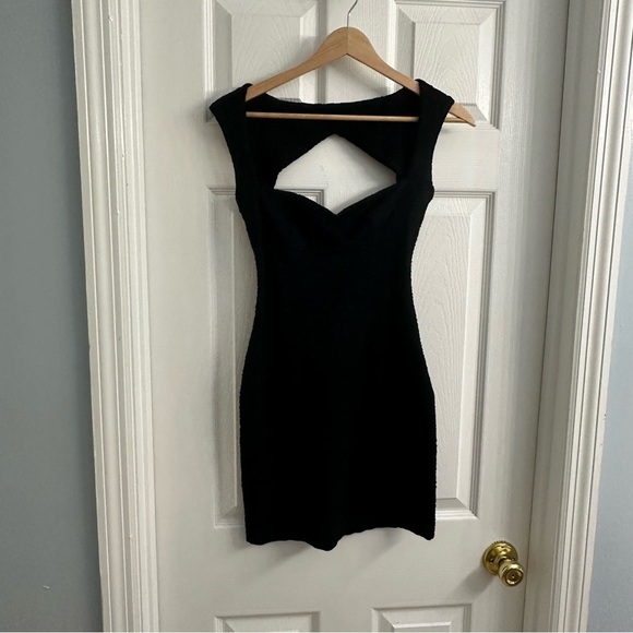 Opening Ceremony Dress Mini Bodycon Fitted Black Cocktail Party Sexy Size Small - Picture 3 of 6